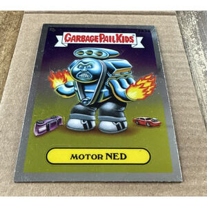 Garbage Pail Kids Refractor • Motor Ned AN3a • Parallel Card • GPK Collectible